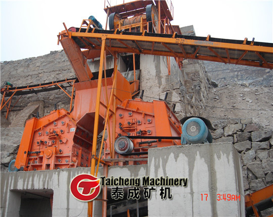 Impact crusher line used in Austrilia